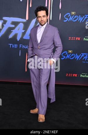 Los Angeles, USA. 15. Februar 2023. Alejandro Edda kommt zur sechsten und letzten Saisonpremiere von FX's „Snowfall“, die am 15. Februar 2023 im Ted Mann Theater in Los Angeles, Kalifornien, stattfindet. © Tammie Arroyo/AFF-USA.com Guthaben: AFF/Alamy Live News Stockfoto