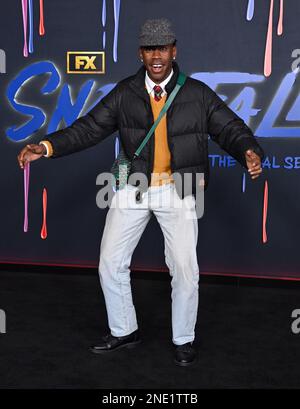 Los Angeles, USA. 15. Februar 2023. Tyler, der Schöpfer, kommt zur sechsten und letzten Premiere von FX's „Snowfall“, die am 15. Februar 2023 im Ted Mann Theater in Los Angeles, Kalifornien, stattfindet. © Tammie Arroyo/AFF-USA.com Guthaben: AFF/Alamy Live News Stockfoto