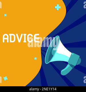 Texthinweis wird geschrieben. Orientierungshilfen oder Empfehlungen für vorsichtige Maßnahmen im Geschäftsüberblick Stockfoto