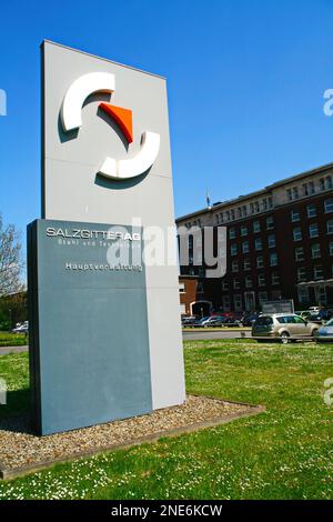 Bürogebäude der Salzgitter AG, Stahl und Technologie, Salzgitter, Deutschland, Niedersachsen Business Finance and Industry, 10. Oktober 2016 Stockfoto