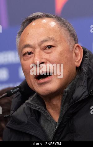 Berlin, Deutschland. 16. Februar 2023. Johnnie nimmt am 16. Februar 2023 im Rahmen des 73. Berlinale an der Jury-Pressekonferenz Teil. Foto: Aurore Marechal/ABACAPRESS.COM Kredit: Abaca Press/Alamy Live News Stockfoto