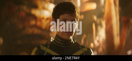 ANT-MAN UND WASP: QUANTUMANIA (2023) EVANGELINE LILLY MARVEL/WALT DISNEY STUDIOS FILMSAMMLUNG/MOVIESTORE SAMMLUNG Stockfoto
