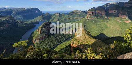 Blick auf den Blyde River Canyon in Südafrika Stockfoto