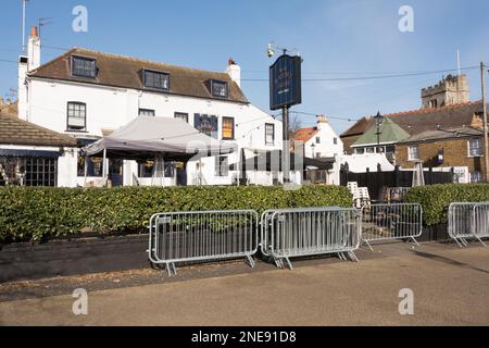 Das Barmy Arms-Haus, das Embankment, Twickenham, TW1, London, England, Großbritannien Stockfoto