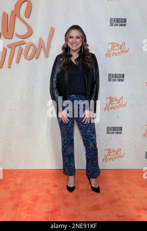 15. Februar 2023, Los Angeles, Kalifornien, USA: LOS ANGELES - 9. FEBRUAR: Jamie Ivey bei der Premiere der Jesus Revolution in den TCL Chinese 6 Theatern am 15 2023. Februar in Los Angeles, CA (Kreditbild: © Nina Prommer/ZUMA Press Wire) NUR REDAKTIONELLE VERWENDUNG! Nicht für den kommerziellen GEBRAUCH! Stockfoto