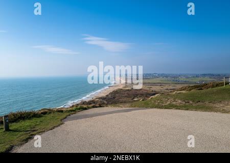 Hengistbury Head Nature Reserve & Beach Stockfoto