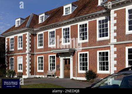 Sarum College, Salisbury Kathedrale in der Nähe Stockfoto