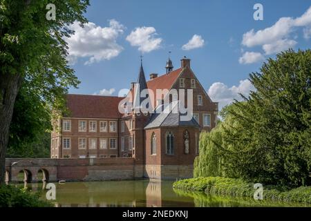 Burg Huelshoff, Havixbeck, Mülsterland, Nordrhein-Westfalen, Deutschland Stockfoto