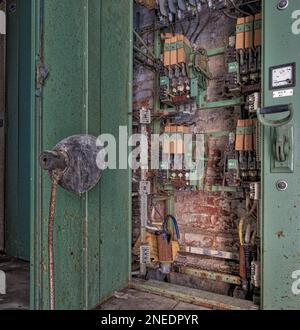 Elektrischer Leistungsschalter Stockfoto