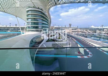 Abu Dhabi. Vereinigte Arabische Emirate. Yas Marina F1 Circuit. Januar 2020 Stockfoto