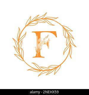 vektordesign des markenlogos mit buchstabe „f“ Stock Vektor