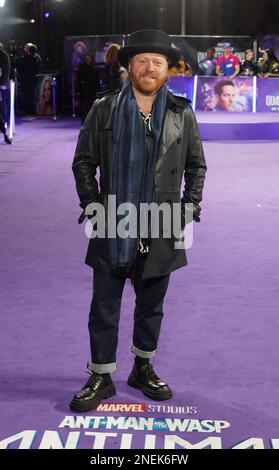 Leigh Francis besucht die Gala-Vorführung von Ant-man und Wasp: Quantumania, im BFI Imax Waterloo in London. Foto: Donnerstag, 16. Februar 2023. Stockfoto
