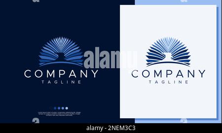 Eagle Book Education Logo-Designvorlage. Grafikvektor des Hawk School Logos. Stock Vektor