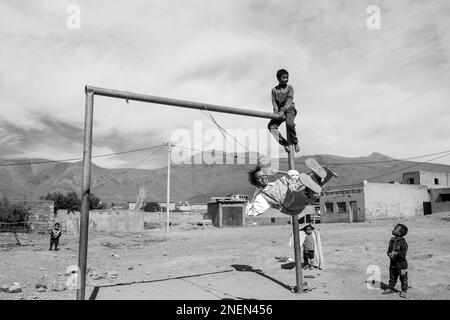 Marokko, Telouet, Kinder, Stockfoto