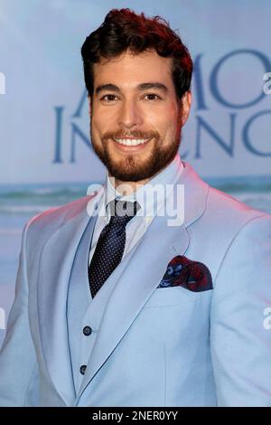 MEXIKO-STADT, MEXIKO - FEBRUAR 15: Danilo Carrera während der Premiere der Telenovela „El Amor Invencible“ im Foro 15 von Televisa San Ángel am 15. Februar 2023 in Mexiko-Stadt, Mexiko. (Foto: Francisco Morales/DAMMPHOTO) Stockfoto