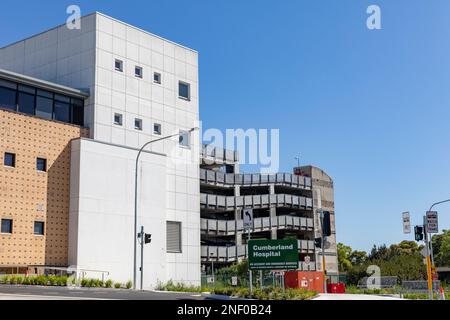 Cumberland Krankenhaus Westmead, öffentliches Krankenhaus, das psychiatrische Versorgung und psychische Behandlung Dienstleistungen für Bewohner von West-Sydney bietet,Australien Stockfoto