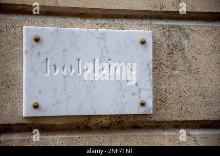 Bordeaux , Aquitaine Frankreich - 14 02 2023 : Bobbies paris Logo Boutique und Markentext Shop Schuhe Männer Schuhe Schuhe verkaufen Stockfoto