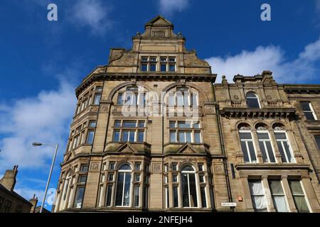 Bradford, Stadt in West Yorkshire, England. Darley Street Architektur. Stockfoto