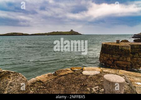 Dalkey Island vom Hafen von Coliemore Stockfoto