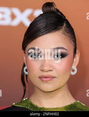 Madison Bailey arrives at the season three premiere of "Outer Banks" on