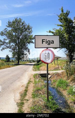 Rumänien. Siebenbürgen. FIGA-Dorf Stockfoto