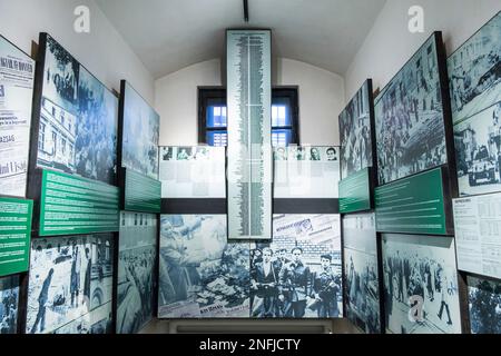 Rumänien. Maramures. Sighetu Marmatiei. Museum und Gedenkstätte der Opfer des Kommunismus und des Widerstands Stockfoto