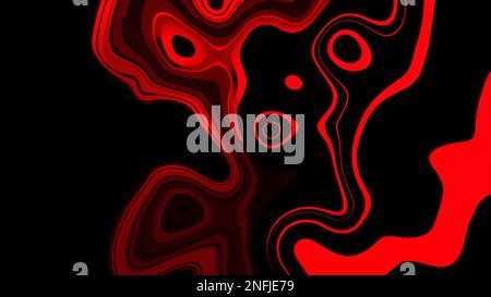 Abstraktes Vektormuster aus Marmor. Farbenfrohe Marmorstruktur, schöner orientalischer Hintergrund. Design in Rot und Gold. Einfarbige Marmorvektorstruktur. Stockfoto