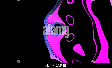 Lila und rosa. Nahtloses abstraktes Marmormuster. Graue und goldene Farben. Aqua-Tinte malt auf Wasser. Stockfoto