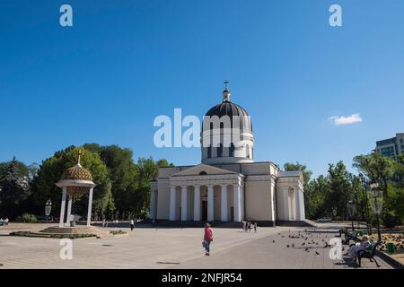 Moldawien. Chisinau. Die Geburtskirche Christi ist die wichtigste Kathedrale der Russisch-orthodoxen Kirche in der Innenstadt Stockfoto