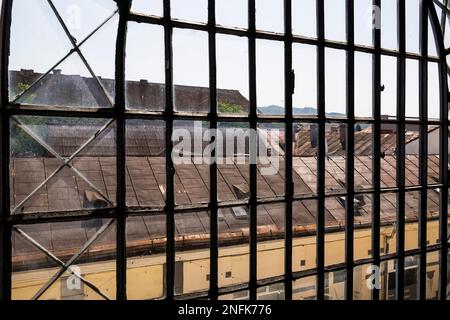 Rumänien. Maramures. Sighetu Marmatiei. Museum und Gedenkstätte der Opfer des Kommunismus und des Widerstands Stockfoto