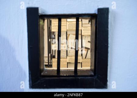 Rumänien. Maramures. Sighetu Marmatiei. Museum und Gedenkstätte der Opfer des Kommunismus und des Widerstands Stockfoto