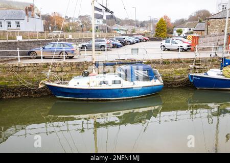Boote auf dem Truro River in Truro, Cornwall Stockfoto