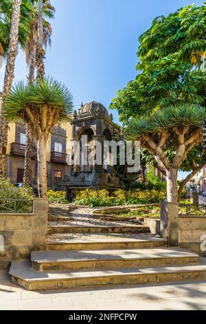 Las Palmas, Spanien, 26. Dezember 2022. Plaza del Espiritu Santo in Las Palmas de Gran Canaria, Spanien. Stockfoto