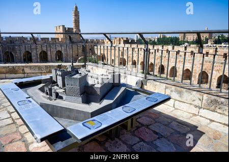 Jerusalem Israel. Der Turm von David Citadel Stockfoto