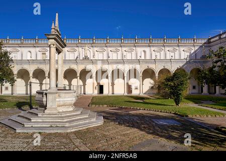 Neapel Kampanien Italien. Certosa di San Martino (Charterhouse von St. Martin) ist ein ehemaliger Klosterkomplex, heute ein Museum, in Neapel Stockfoto