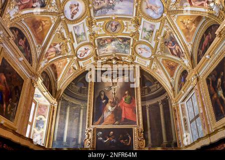 Neapel Kampanien Italien. Certosa di San Martino (Charterhouse von St. Martin) ist ein ehemaliger Klosterkomplex, heute ein Museum, in Neapel Stockfoto