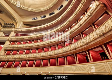 Die Wiener Staatsoper (Wiener Staatsoper) - Wien Österreich Stockfoto