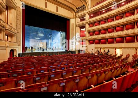 Die Wiener Staatsoper (Wiener Staatsoper) - Wien Österreich Stockfoto