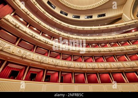 Die Wiener Staatsoper (Wiener Staatsoper) - Wien Österreich Stockfoto