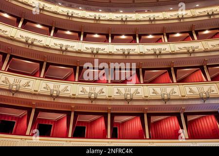 Die Wiener Staatsoper (Wiener Staatsoper) - Wien Österreich Stockfoto