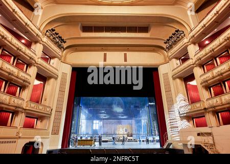 Die Wiener Staatsoper (Wiener Staatsoper) - Wien Österreich Stockfoto