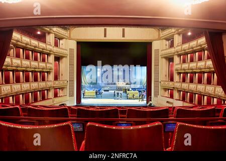 Die Wiener Staatsoper (Wiener Staatsoper) - Wien Österreich Stockfoto