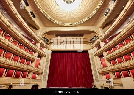 Die Wiener Staatsoper (Wiener Staatsoper) - Wien Österreich Stockfoto