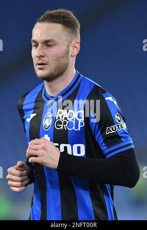 Rom, Latium. 11. Februar 2023. Teun Koopmeiners of Atalanta während des Spiels SS Lazio gegen Atalanta in der Serie A im Olimpico Stadion in Rom, Italien, 11. Februar 2023. (Kreditfoto AllShotLive/Sipa USA) Guthaben: SIPA USA/Alamy Live News Stockfoto