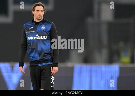 Waalwijk, Niederlande. 17. Februar 2023. ROM - Hans Hateboer von Atalanta Bergamo während der italienischen Serie Ein Spiel zwischen SS Lazio und Atalanta BC im Stadion Olimpico am 11. Februar 2023 in Rom, Italien. AP | niederländische Höhe | GERRIT VON KÖLN Kredit: ANP/Alamy Live News Stockfoto