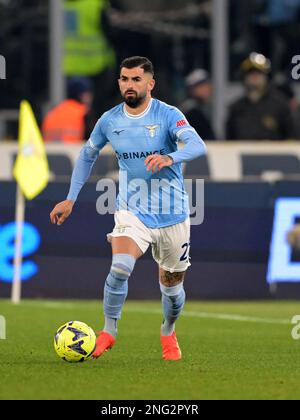 Waalwijk, Niederlande. 17. Februar 2023. ROM - Elseid Hysay von SS Lazio während der italienischen Serie Ein Spiel zwischen SS Lazio und Atalanta BC im Stadion Olimpico am 11. Februar 2023 in Rom, Italien. AP | niederländische Höhe | GERRIT VON KÖLN Kredit: ANP/Alamy Live News Stockfoto