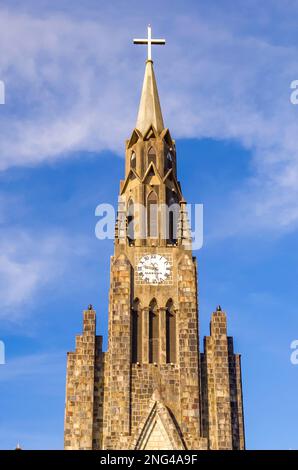 Steinkirche in canela rio grande do sul Stockfoto