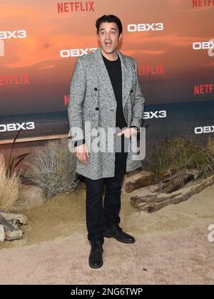 16. Februar 2023, Westwood, Kalifornien, USA: Gilles Marini nimmt NUR an der Los Angeles Premiere von „Outer Banks Season 3“ (Kreditbild: © Billy Bennight/ZUMA Press Wire) TEIL. Nicht für den kommerziellen GEBRAUCH! Stockfoto