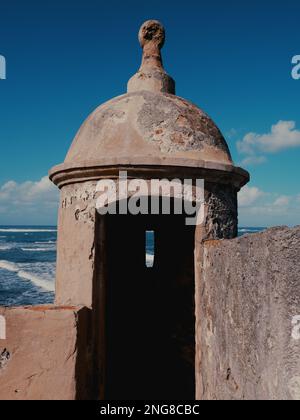 Blick auf die Burg auf Condado Puerto Rico Stockfoto