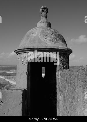 Blick auf die Burg auf Condado Puerto Rico Stockfoto